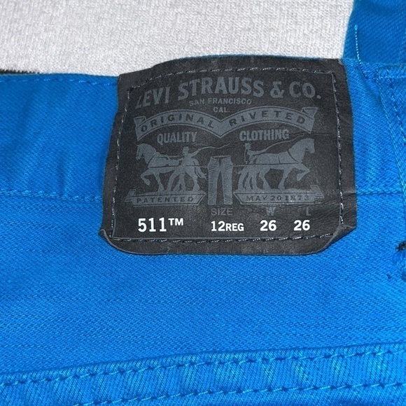 Levi’s 511 Skinny Denim Blue Jeans - Picture 4 of 14